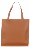 Kožené kabelka shopper bag Genuine Leather zrzavá 5013