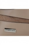 Kožené kabelka univerzální Vittoria Gotti zemitá V26