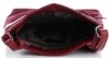 Kožené kabelka listonoška Silvia Rosa červená SR2896