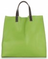 Kožené kabelka univerzální Genuine Leather zelená 691756