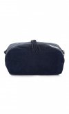 Kožené kabelka shopper bag Vittoria Gotti tmavě modrá V3821