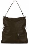 Bőr táska shopper bag Vera Pelle csokoládé 25