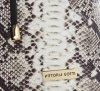 Bőr táska shopper bag Vittoria Gotti fekete V8224-1
