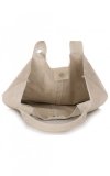 Bőr táska shopper bag Vittoria Gotti bézs V5190
