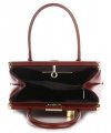 Bőr táska kuffer Genuine Leather barna 816(1