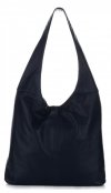 Bőr táska shopper bag Vittoria Gotti tengerkék V3L