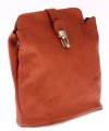Bőr táska levéltáska Genuine Leather vörös 217