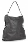Bőr táska shopper bag Vera Pelle szürke 25