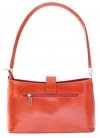 Bőr táska klasszikus Genuine Leather 4160 vörös