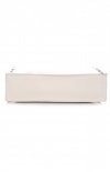 Bőr táska shopper bag Genuine Leather világosszürke 5013