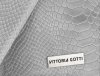 Bőr táska shopper bag Vittoria Gotti világosszürke V8804