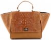 Bőr táska kuffer Genuine Leather vörös 295