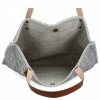 Olasz Shopper Táska Divatos Mintákkal 5887 Világosszürke