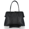 Bőr táska klasszikus Vittoria Gotti fekete V2397