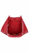 Bőr táska shopper bag Vittoria Gotti piros V577