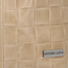 Bőr táska shopper bag Vittoria Gotti bézs B22
