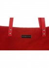 Bőr táska shopper bag Vittoria Gotti piros V915