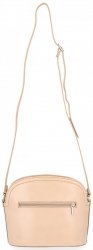 Bőr táska levéltáska Genuine Leather bézs E4098