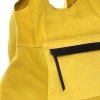 Bőr táska shopper bag Genuine Leather sárga 8023