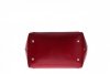 Bőr táska univerzális Genuine Leather piros 9A