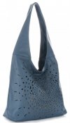 Bőr táska shopper bag Vittoria Gotti jeans V31