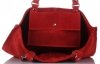 Bőr táska shopper bag Vittoria Gotti piros V22