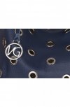 Bőr táska shopper bag Vittoria Gotti tengerkék V3077