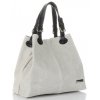 Bőr táska shopper bag Vittoria Gotti világos bézs V2L