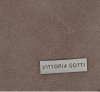 Bőr táska levéltáska Vittoria Gotti földszínű V3288C