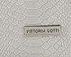 Bőr táska shopper bag Vittoria Gotti világos bézs V2L