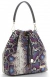 Bőr táska shopper bag Vittoria Gotti ibolya V8224-1