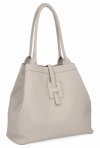 Bőr táska shopper bag Vittoria Gotti bézs 208S