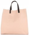 Bőr táska univerzális Genuine Leather púderrózsaszín 691756