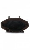 Bőr táska shopper bag Vera Pelle csokoládé 80041