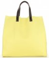 Bőr táska univerzális Genuine Leather lime 691756
