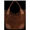 Bőr táska univerzális Genuine Leather barna 811746