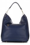 Bőr táska shopper bag Vittoria Gotti tengerkék V8047