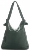 Bőr táska shopper bag Vittoria Gotti palackzöld V5701