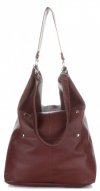 Bőr táska shopper bag Vera Pelle barna 3292