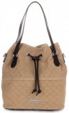 Női Táská shopper bag Vittoria Gotti sötét bézs V1005