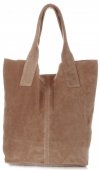 Bőr táska shopper bag Vittoria Gotti földszínű V5190