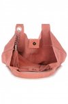 Bőr táska shopper bag Vittoria Gotti csokoládé V5190