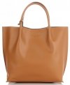 Bőr táska shopper bag Vittoria Gotti vörös V355