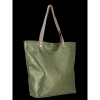 Bőr táska shopper bag Vittoria Gotti zöld B24
