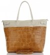 Bőr táska shopper bag Vittoria Gotti vörös V691622