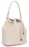Bőr táska shopper bag Vittoria Gotti bézs 8224
