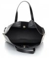 Bőr táska shopper bag Genuine Leather fekete 806576