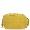 Bőr táska shopper bag Vittoria Gotti sárga VPOS9