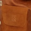 Bőr táska shopper bag Roberto Ricci vörös 19145