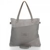 Bőr táska shopper bag Roberto Ricci szürke 18128